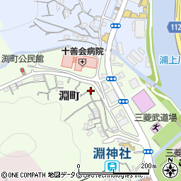 長崎県長崎市淵町16周辺の地図