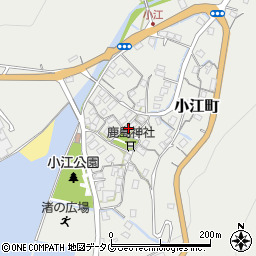 長崎県長崎市小江町周辺の地図