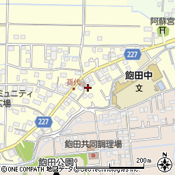 熊本県熊本市南区孫代町97周辺の地図