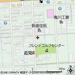 熊本住拓株式会社周辺の地図