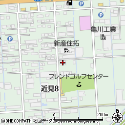 新産住拓株式会社　本社周辺の地図