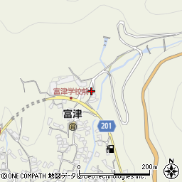 長崎県雲仙市小浜町富津3148周辺の地図