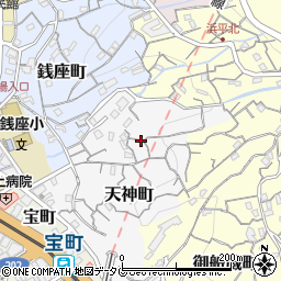長崎県長崎市天神町11-10周辺の地図