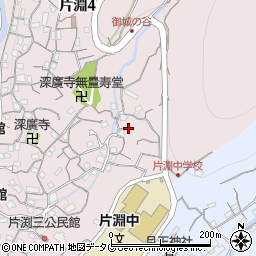 相川アパート　片淵周辺の地図