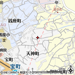 長崎県長崎市天神町13-7周辺の地図