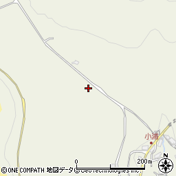 長崎県雲仙市小浜町富津1977周辺の地図