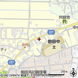 熊本県熊本市南区孫代町103周辺の地図