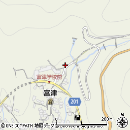 長崎県雲仙市小浜町富津3364周辺の地図