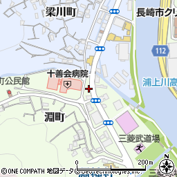 長崎県長崎市淵町5周辺の地図