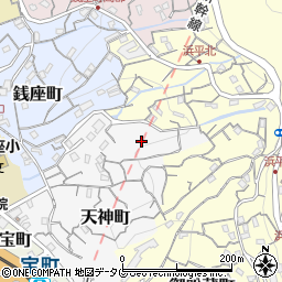 長崎県長崎市天神町13周辺の地図