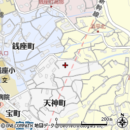 長崎県長崎市天神町13-23周辺の地図