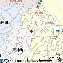 長崎県長崎市天神町13-34周辺の地図