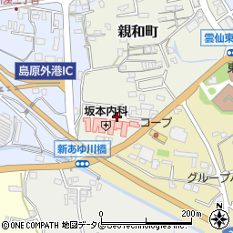 長崎県島原市親和町2667-15周辺の地図