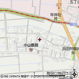 熊本県熊本市南区無田口町周辺の地図