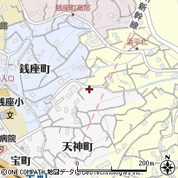 長崎県長崎市天神町13-25周辺の地図