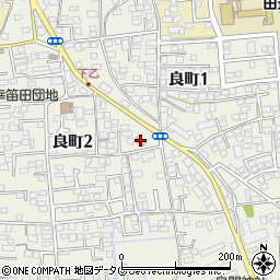 セブンイレブン熊本良町２丁目店周辺の地図
