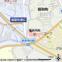 長崎県島原市親和町2671-3周辺の地図