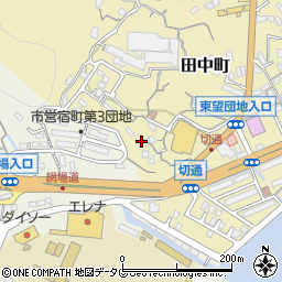 長崎県長崎市田中町21周辺の地図