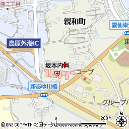 長崎県島原市親和町2667-8周辺の地図