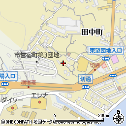 長崎県長崎市田中町9周辺の地図