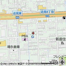 有限会社浦上商店周辺の地図