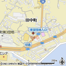 長崎県長崎市田中町87周辺の地図