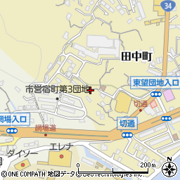 長崎県長崎市田中町5周辺の地図