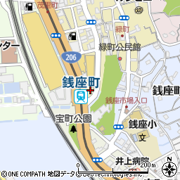 長崎県長崎市目覚町1周辺の地図
