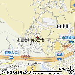 長崎県長崎市田中町3周辺の地図