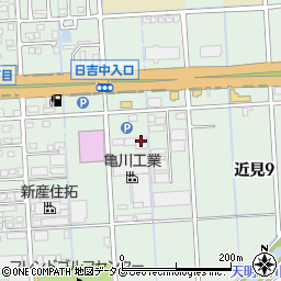 株式会社鶴実業グループ　経理部周辺の地図