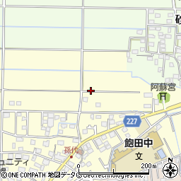 熊本県熊本市南区孫代町周辺の地図