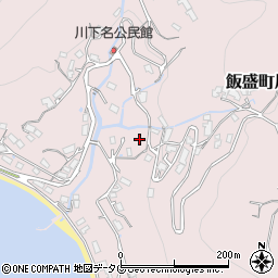 長崎県諫早市飯盛町川下周辺の地図