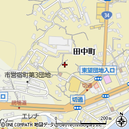 長崎県長崎市田中町94周辺の地図