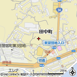 長崎県長崎市田中町111周辺の地図