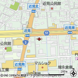 国土交通省九州地方整備局　熊本河川国道事務所熊本維持出張所周辺の地図
