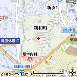 長崎県島原市親和町2646-5周辺の地図