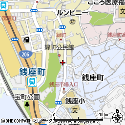 長崎県長崎市緑町8-1周辺の地図