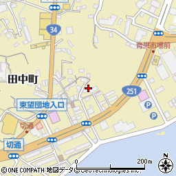 長崎県長崎市田中町171周辺の地図