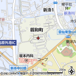 長崎県島原市親和町2636-7周辺の地図