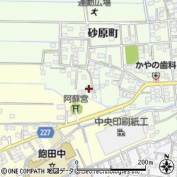 熊本県熊本市南区砂原町1149周辺の地図