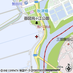 熊本県熊本市東区画図町大字下無田413周辺の地図