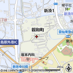 長崎県島原市親和町2637-1周辺の地図