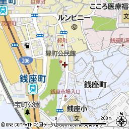 長崎県長崎市緑町8-13周辺の地図