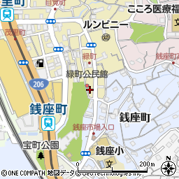 長崎県長崎市緑町8-4周辺の地図