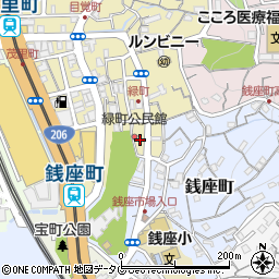 長崎県長崎市緑町8-12周辺の地図