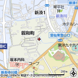 長崎県島原市親和町3558周辺の地図