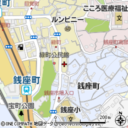 長崎県長崎市緑町1-3周辺の地図