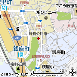 長崎県長崎市緑町8-5周辺の地図