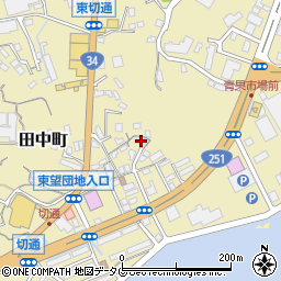 長崎県長崎市田中町175周辺の地図