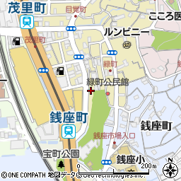長崎県長崎市目覚町16周辺の地図